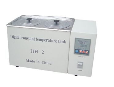 5、恒温水浴内切勿无水或水位低于电热管