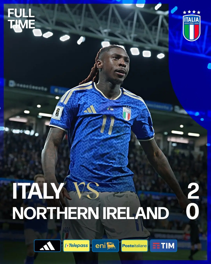 托纳利传射建功助意大利晋级世预赛附加赛决赛