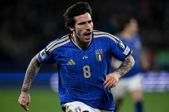 托纳利传射建功助意大利晋级世预赛附加赛决赛