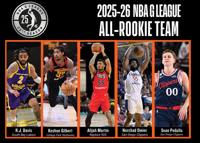 发展联盟年度荣誉揭晓：多队球员荣膺最佳阵容