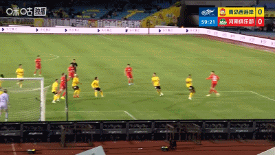 中超第7轮青岛西海岸0-0河南 战平关键球员多次错